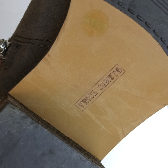 Vince Camuto Women's Riding Taupe Notch. Suede Classic Tall Riding Size 8.5 M - Picture 13 of 16